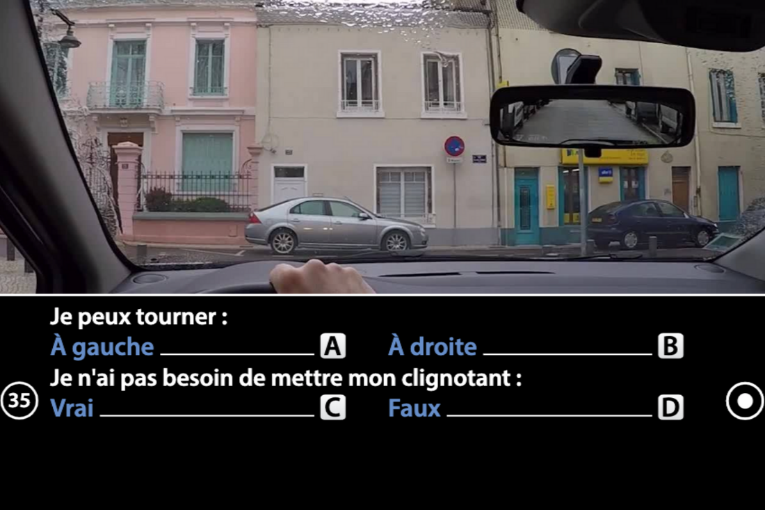 question vidéo code de la route